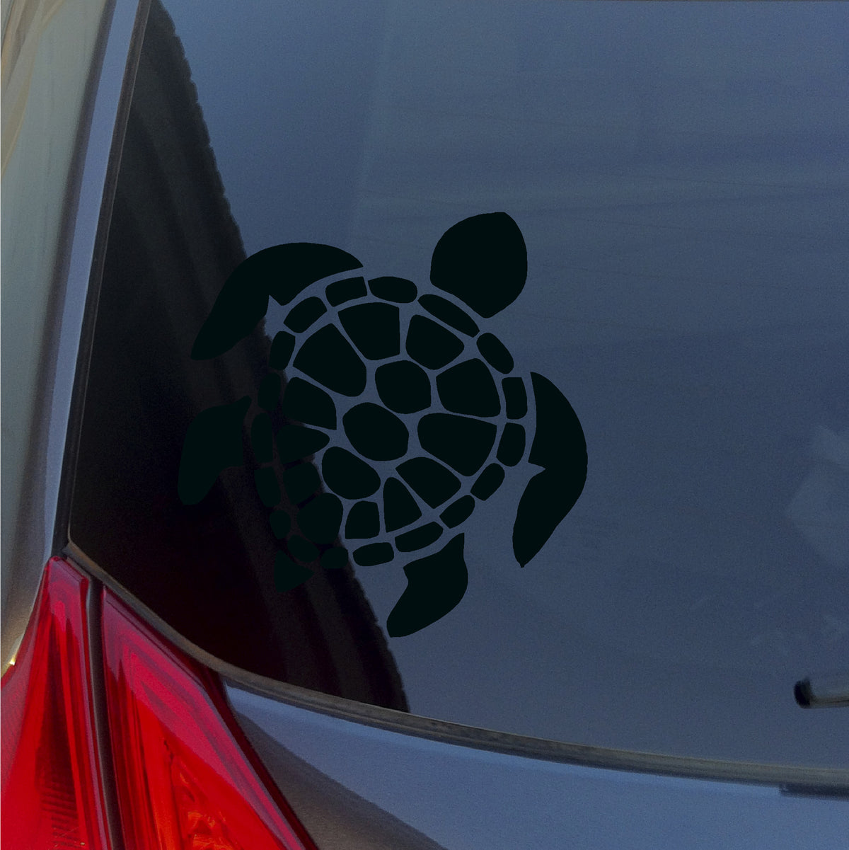 Sea Turtle detailed shell vinyl sticker