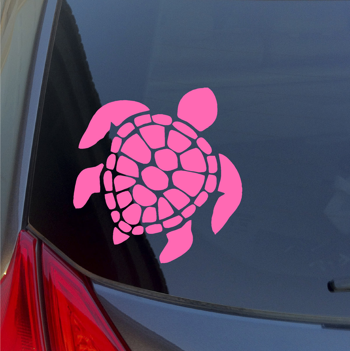 Sea Turtle detailed shell vinyl sticker