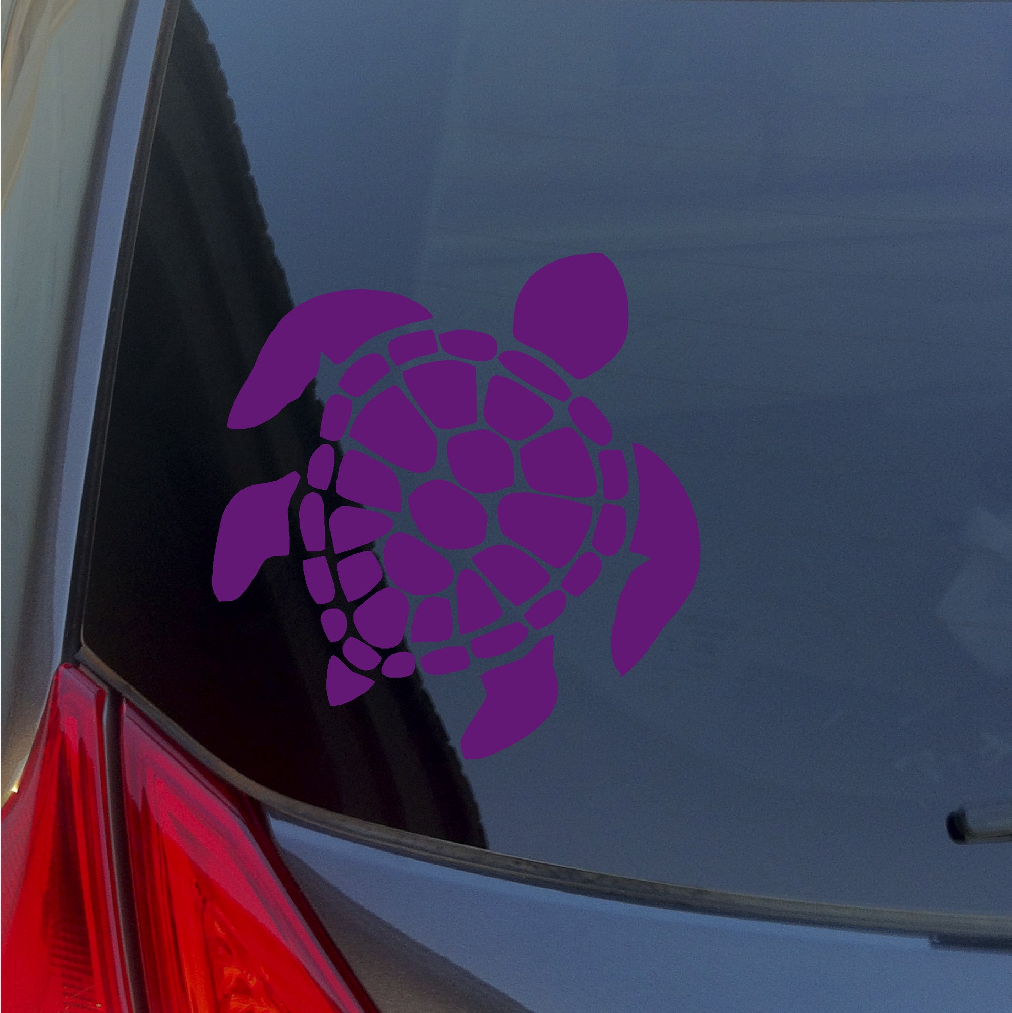 Sea Turtle detailed shell car truck laptop bottle vinyl sticker decal ...