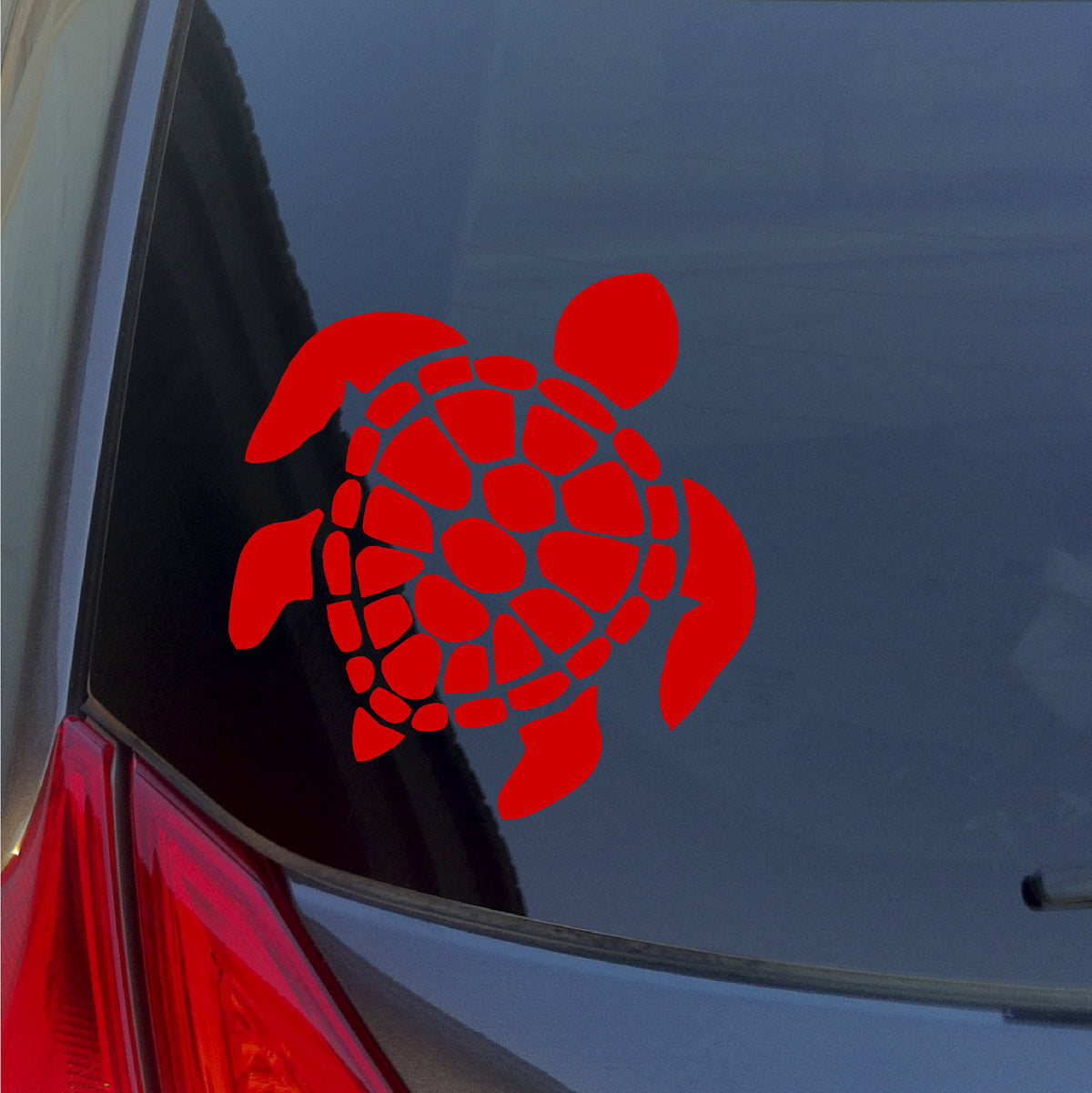 Sea Turtle detailed shell vinyl sticker
