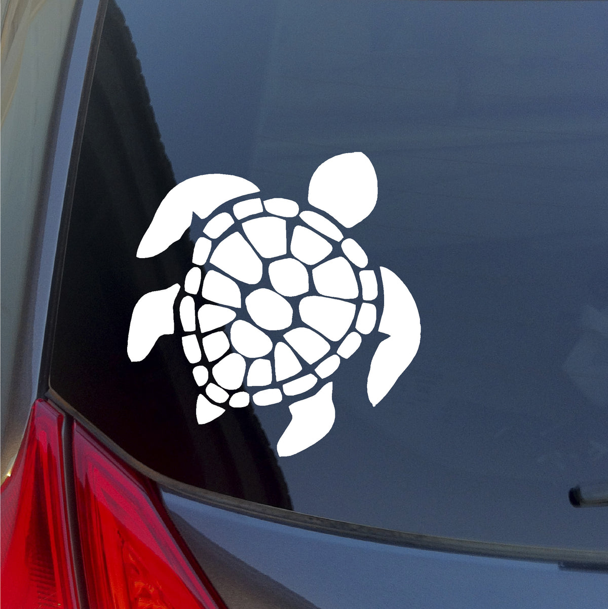 Sea Turtle detailed shell vinyl sticker