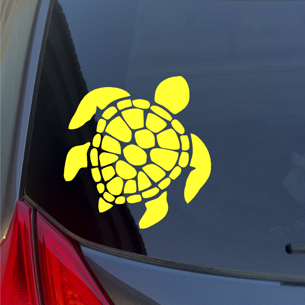 Sea Turtle detailed shell vinyl sticker