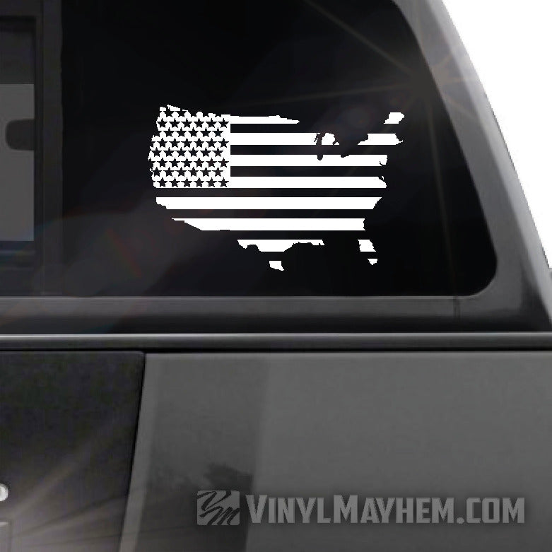 United States of America flag vinyl sticker