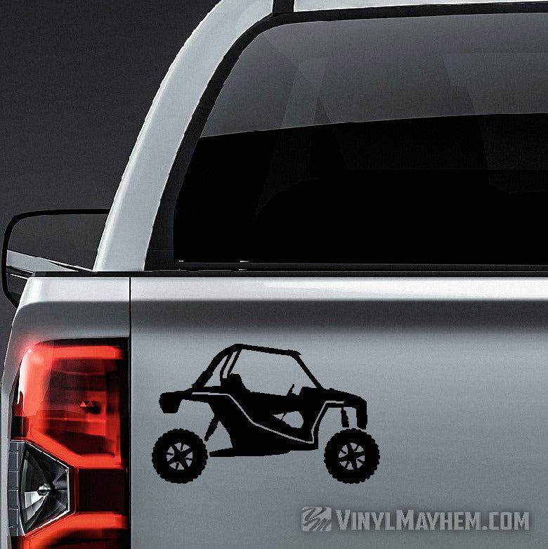 UTV side-by-side silhouette vinyl sticker