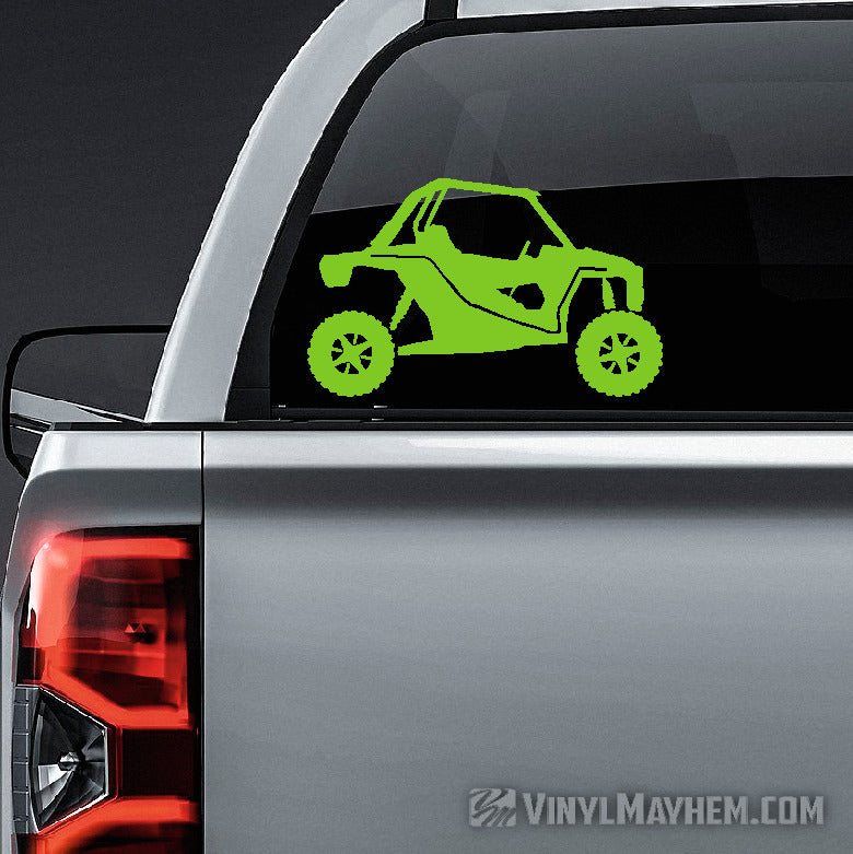 UTV side-by-side silhouette vinyl sticker