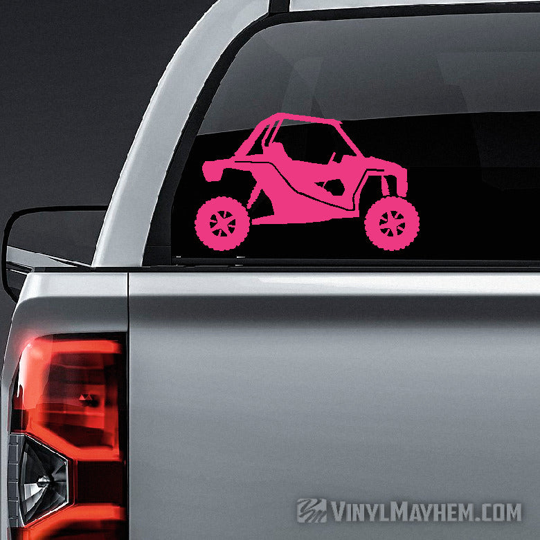 UTV side-by-side silhouette vinyl sticker