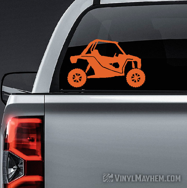 UTV side-by-side silhouette vinyl sticker