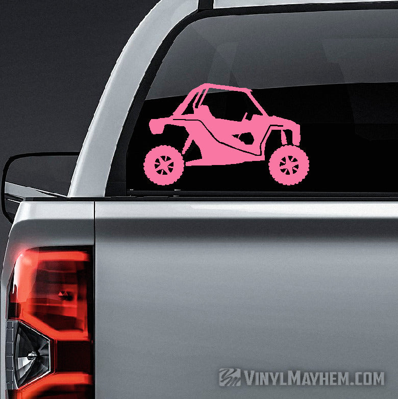 UTV side-by-side silhouette vinyl sticker