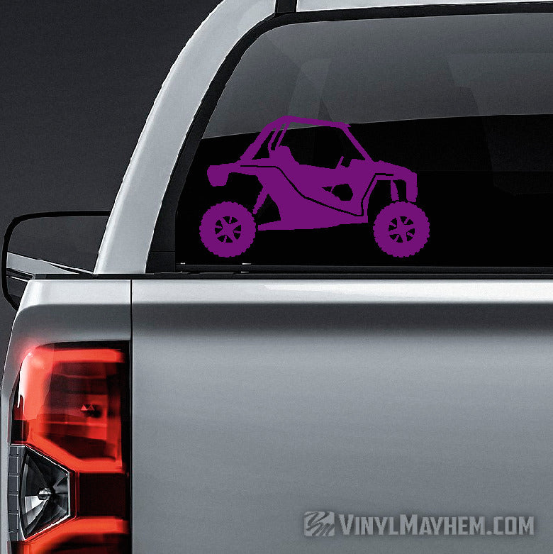 UTV side-by-side silhouette vinyl sticker