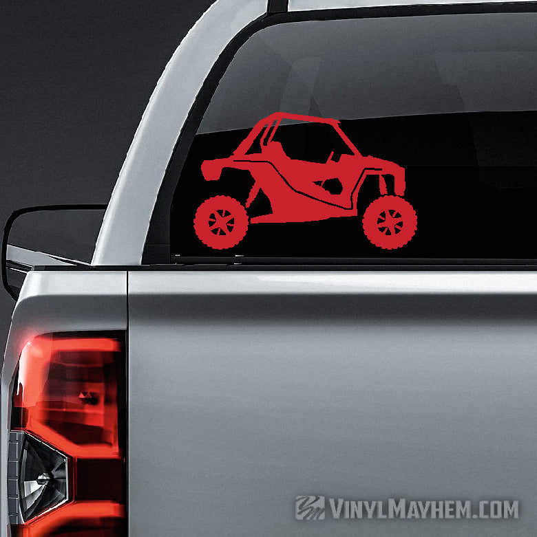 UTV side-by-side silhouette vinyl sticker