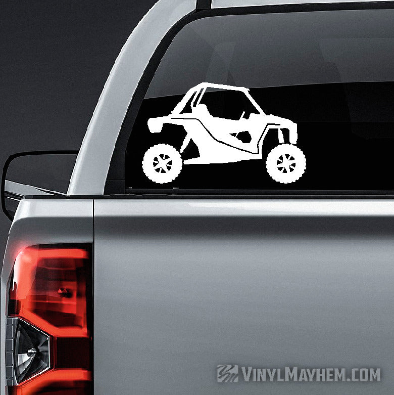 UTV side-by-side silhouette vinyl sticker