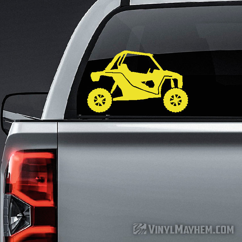 UTV side-by-side silhouette vinyl sticker
