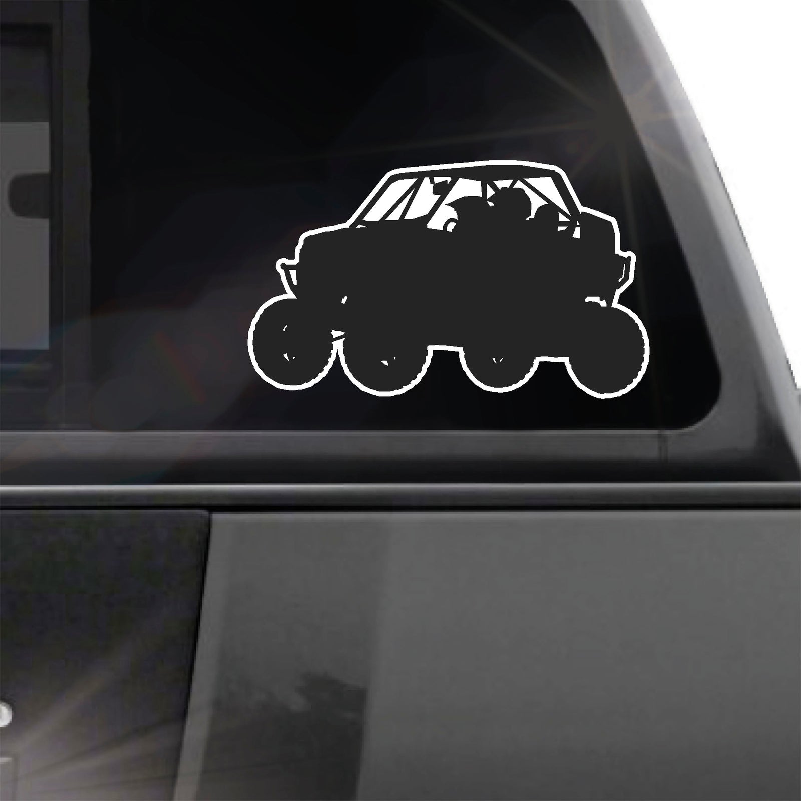 Side by Side UTV silhouette sticker
