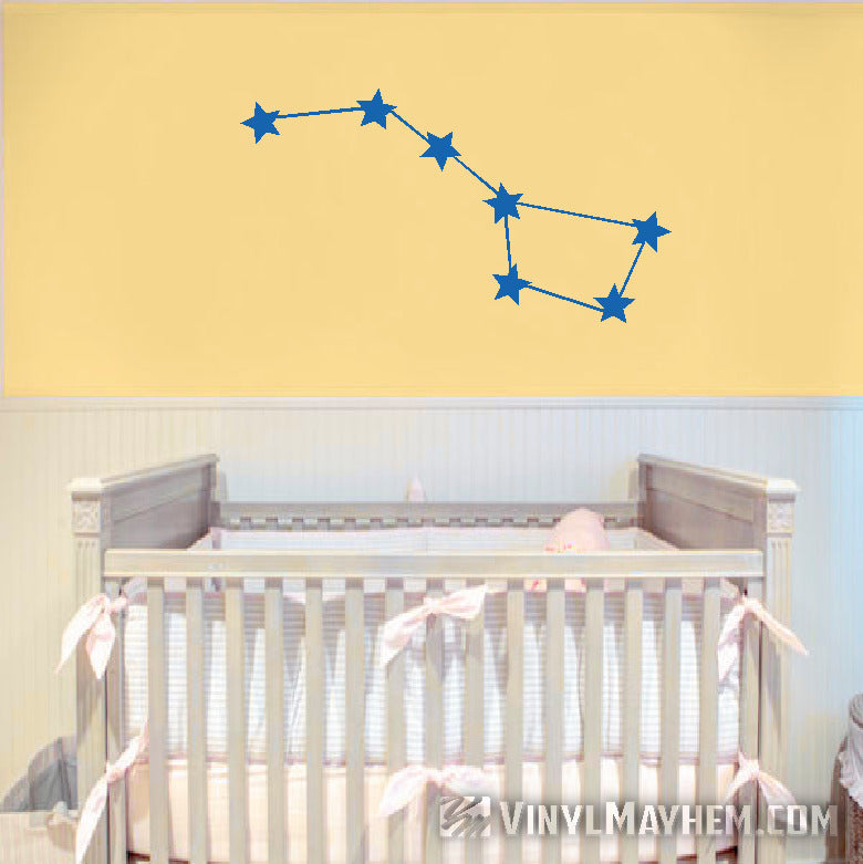 Ursa Major Big Dipper constellation vinyl sticker