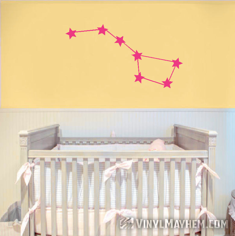 Ursa Major Big Dipper constellation vinyl sticker