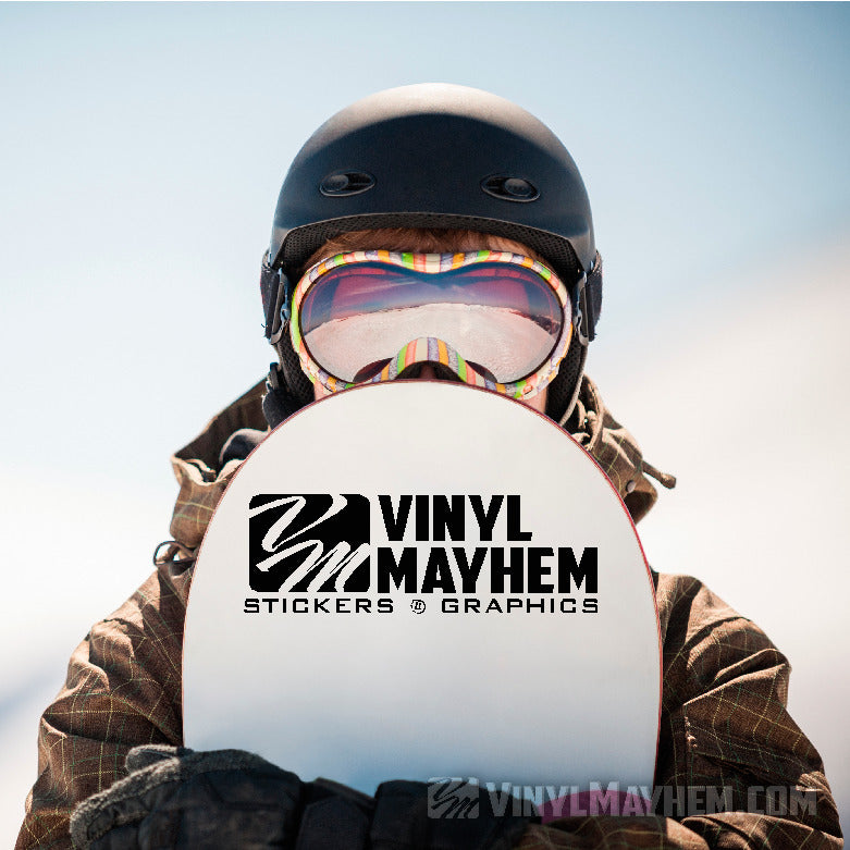 Vinyl Mayhem corporate logo vinyl sticker