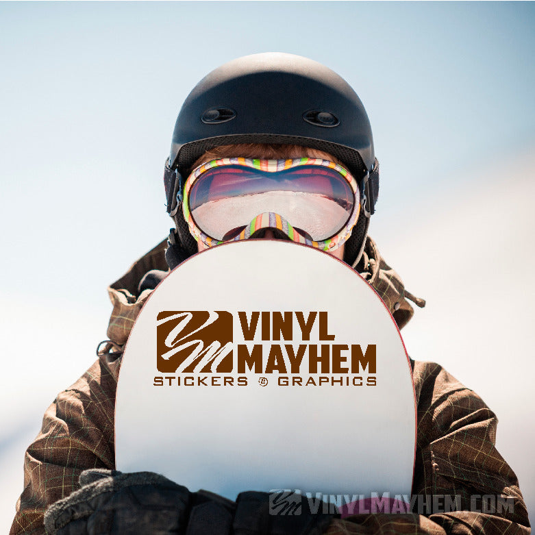 Vinyl Mayhem corporate logo vinyl sticker