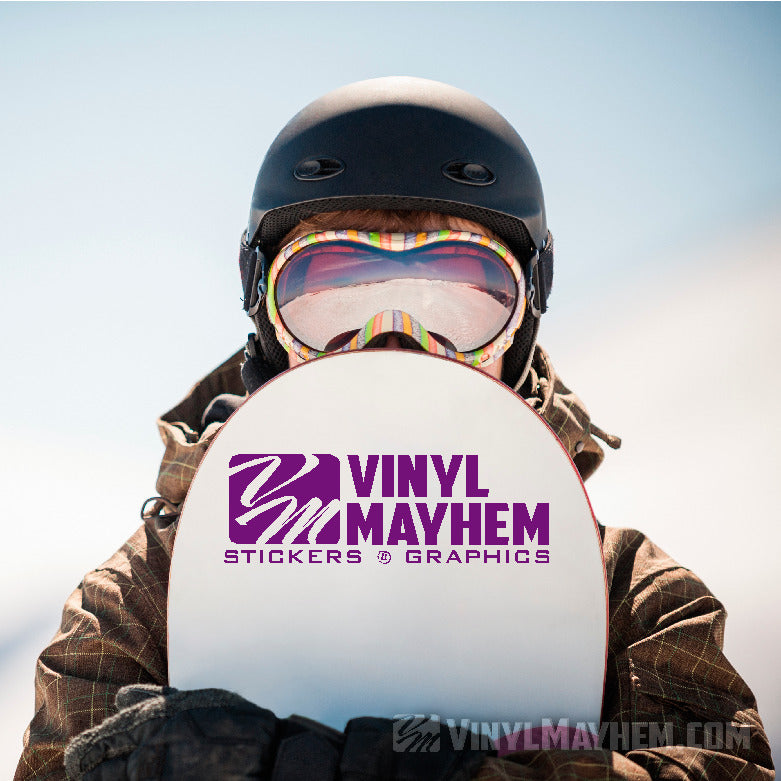 Vinyl Mayhem corporate logo vinyl sticker