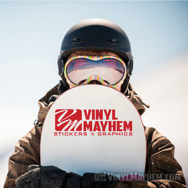 Vinyl Mayhem corporate logo vinyl sticker