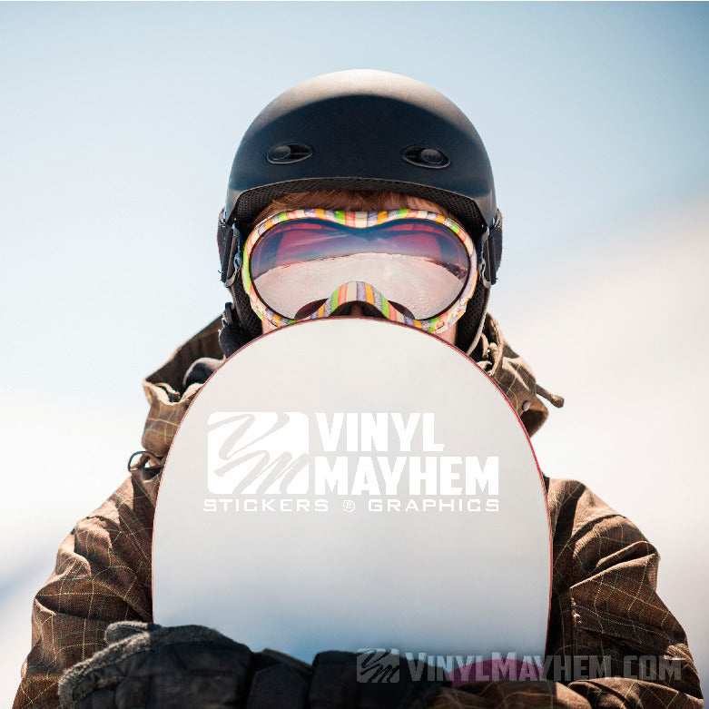 Vinyl Mayhem corporate logo vinyl sticker