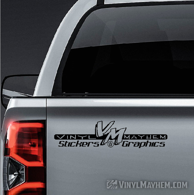 Vinyl Mayhem classic logo vinyl sticker