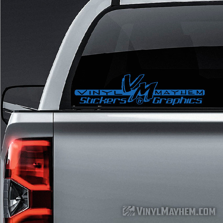 Vinyl Mayhem classic logo vinyl sticker