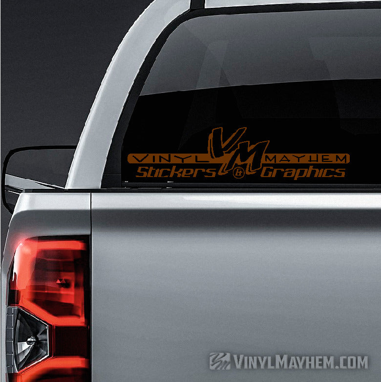 Vinyl Mayhem classic logo vinyl sticker