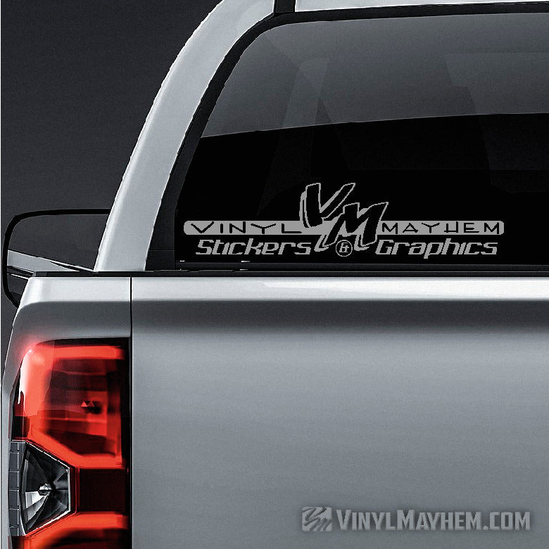 Vinyl Mayhem classic logo vinyl sticker