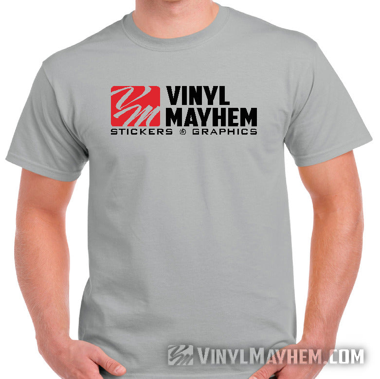 Vinyl Mayhem T-Shirt with corporate logo