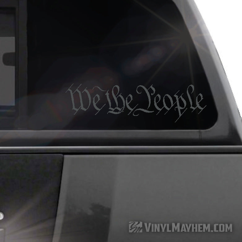 We The People vinyl sticker