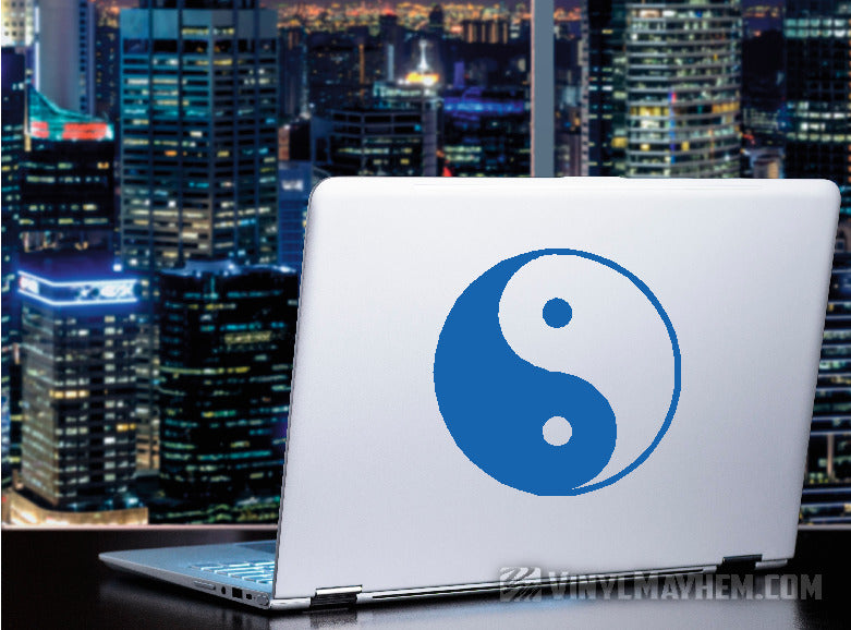 Yin Yang symbol vinyl sticker