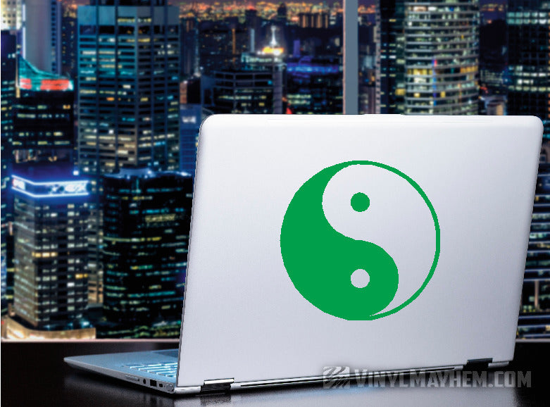 Yin Yang symbol vinyl sticker