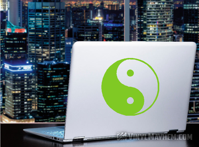 Yin Yang symbol vinyl sticker