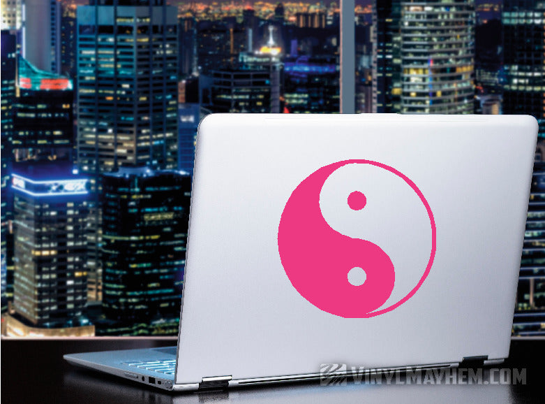 Yin Yang symbol vinyl sticker