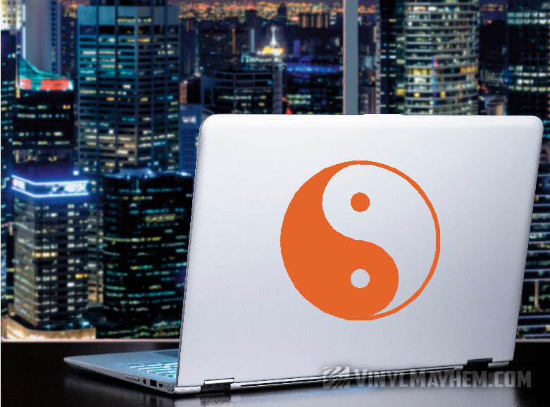 Yin Yang symbol vinyl sticker