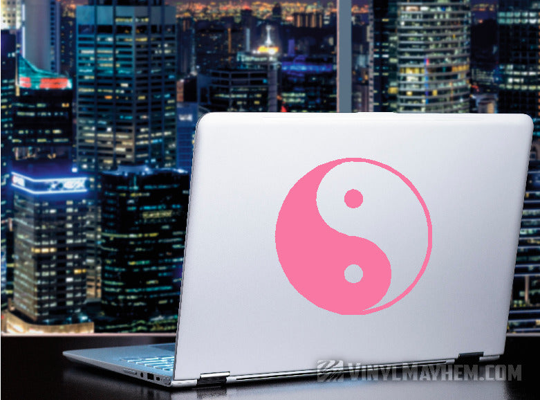 Yin Yang symbol vinyl sticker