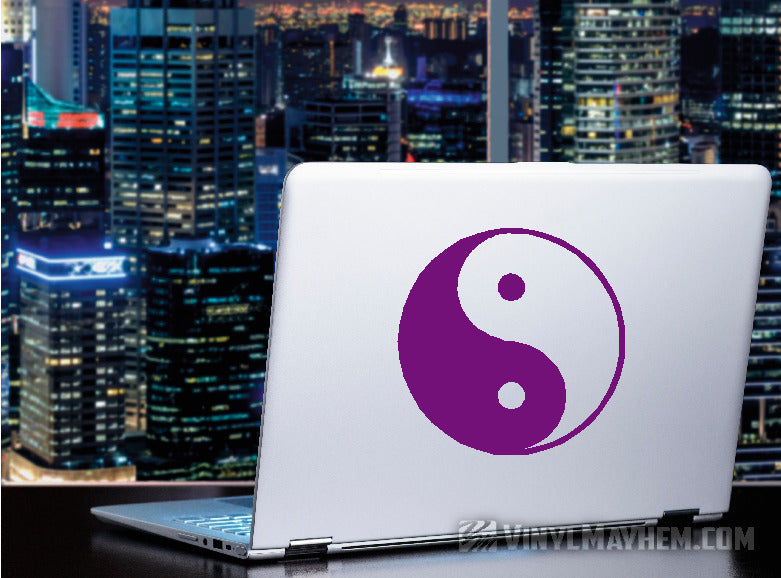 Yin Yang symbol vinyl sticker