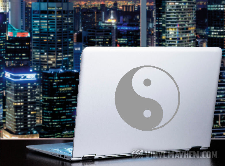 Yin Yang symbol vinyl sticker