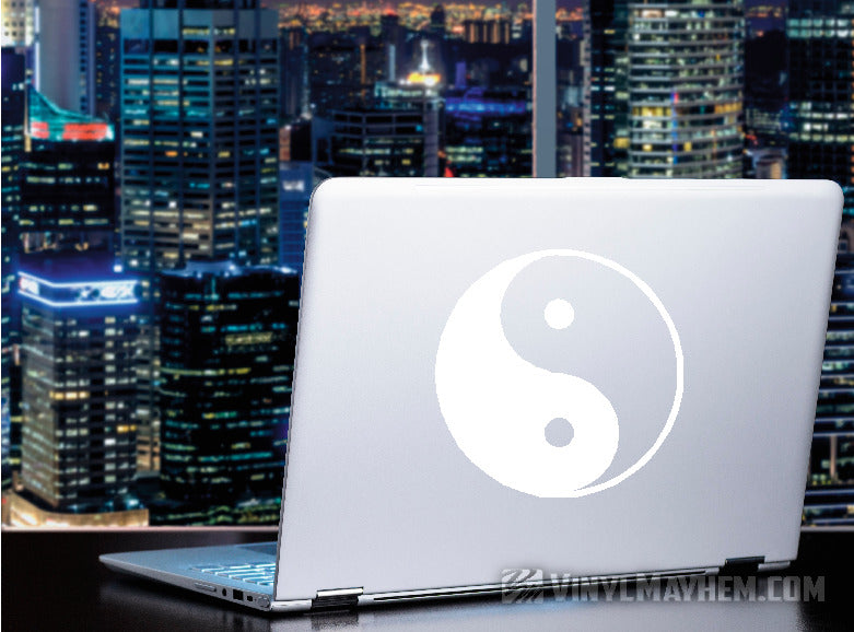 Yin Yang symbol vinyl sticker