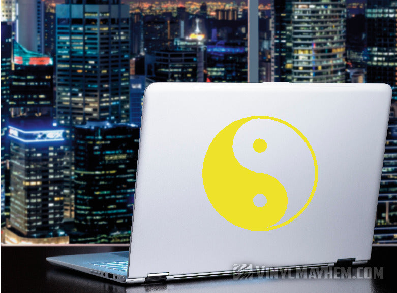 Yin Yang symbol vinyl sticker