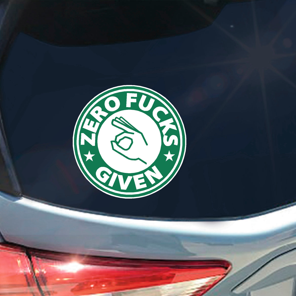 ZERO F*$KS GIVEN sticker