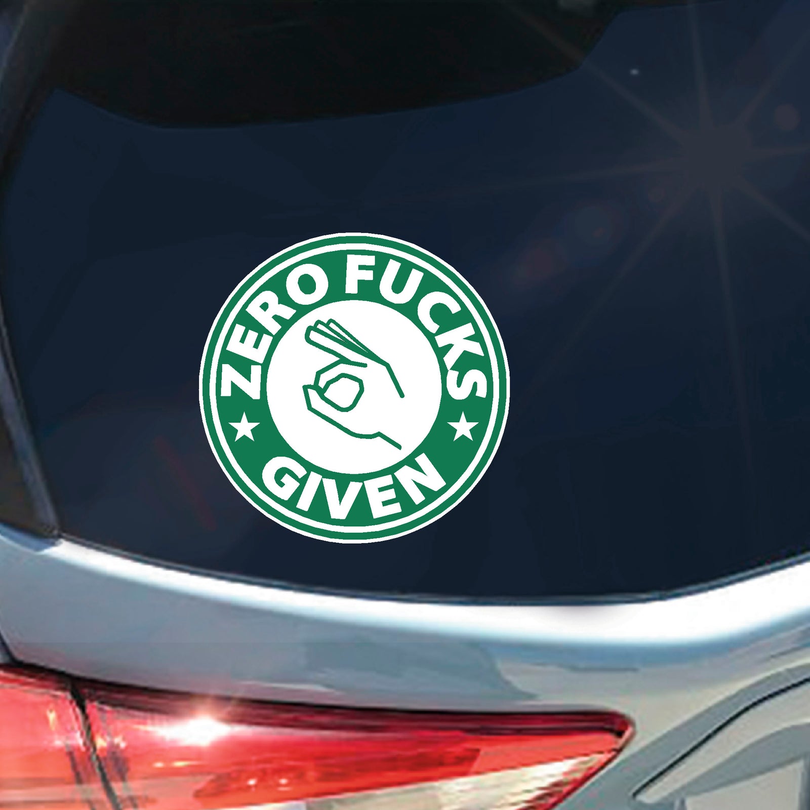 ZERO F*$KS GIVEN sticker