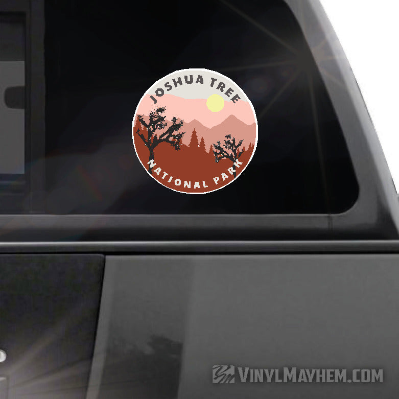 Joshua Tree National Park red nature sticker