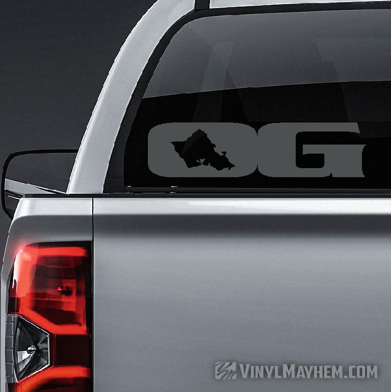 Oahu Grown OG Hawaiian island vinyl sticker