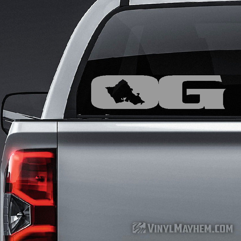 Oahu Grown OG Hawaiian island vinyl sticker