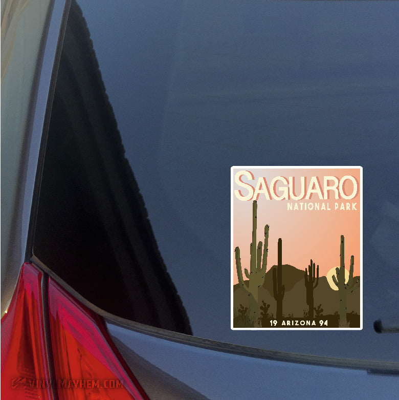 Saguaro National Park Arizona sticker