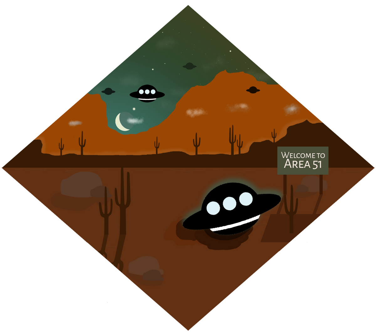 Welcome to Area 51 sticker